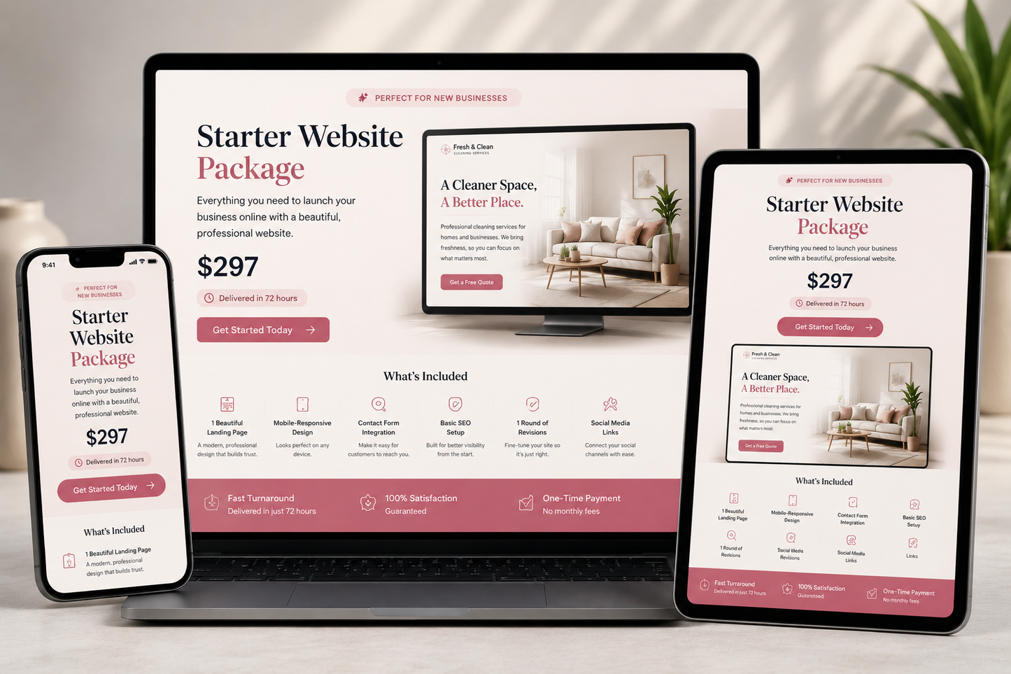 Starter Website Package