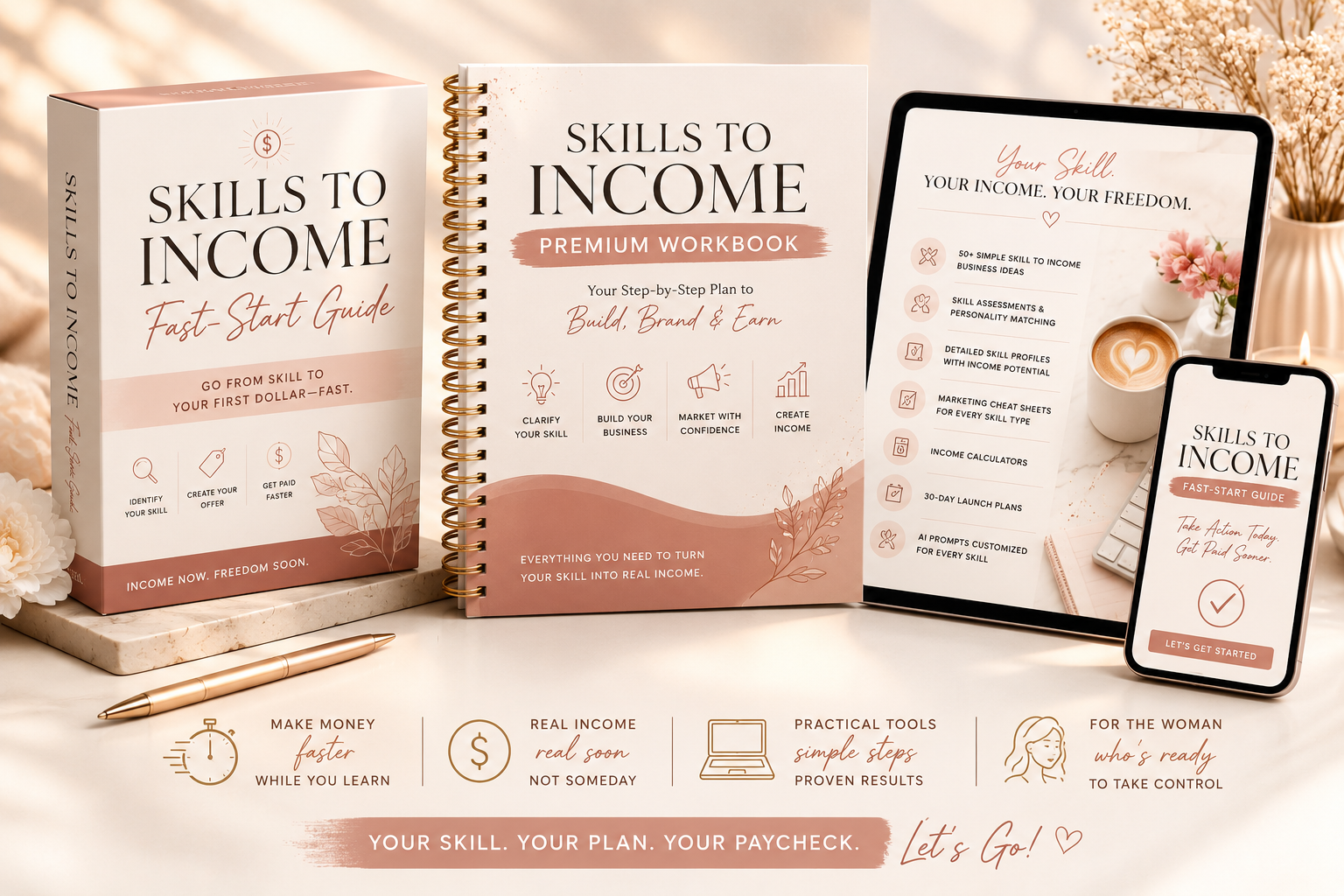 Skills to Income Fast-Start Guide & Premium Workbook